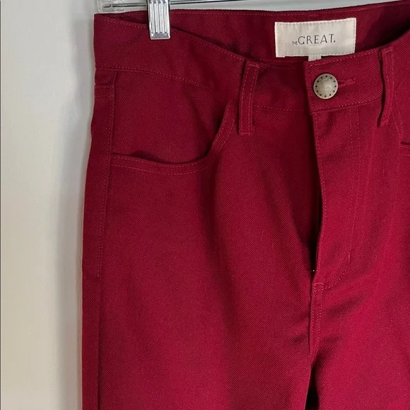THE GREAT. The Kevin Pant Currant sz 27 - Picture 4 of 7